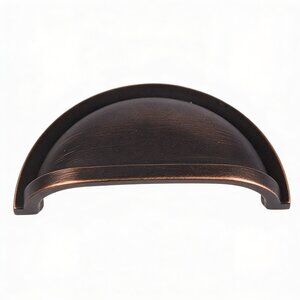 Belwith P3055-Vb 3 Ctr Cup Pull Vintage Bronze